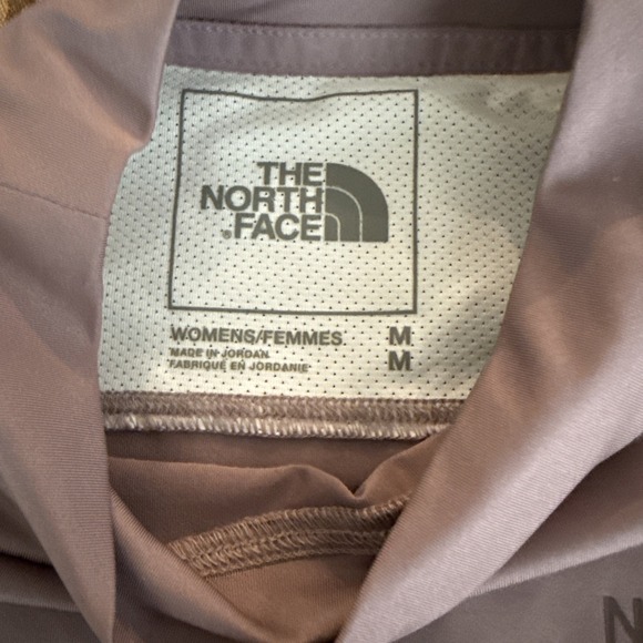 The North Face Trailwear Lost Coast Short‎ Sleeve Shirt Fawn Grey White Sz M - Picture 4 of 7